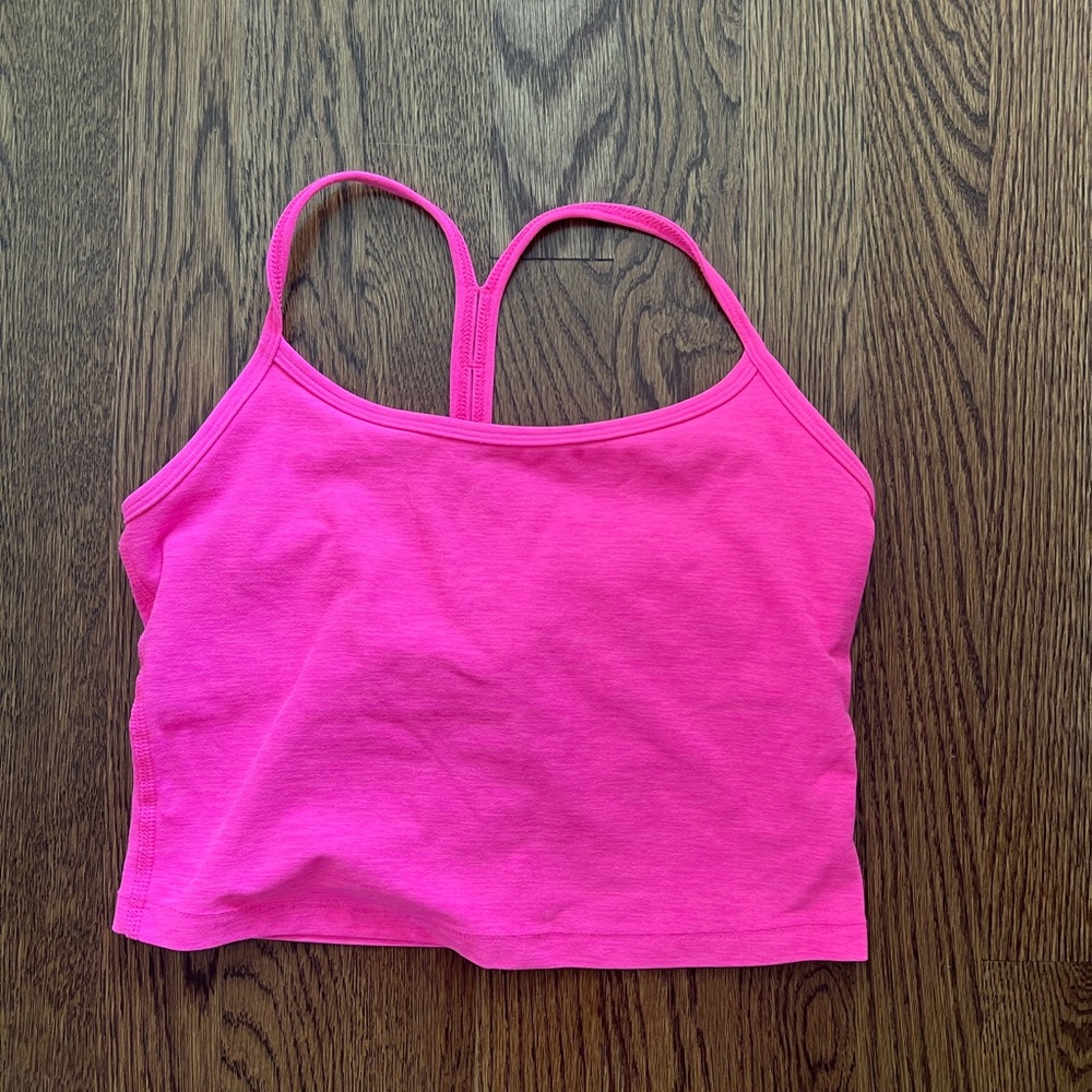Beyond Yoga top - neon pink
